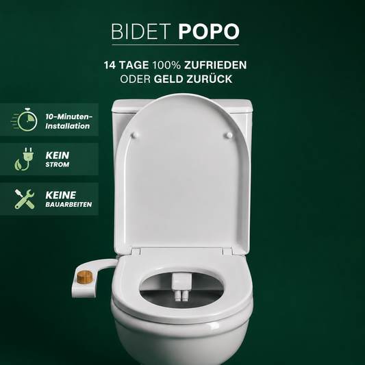 Japanisches WC POPO als Set – Installation in 5 Min